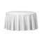 Smarty Had A Party 84 White Round Disposable Plastic Tablecloths 96 Tablecloths, 96PK 823270-WH-CASE - alternate 1